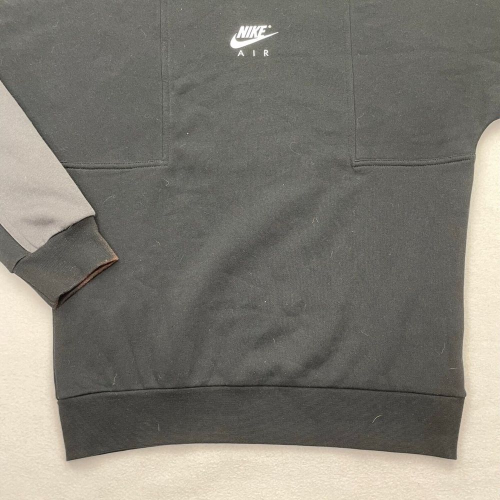 Nike Air Get Over Your Fear Of Heights Sweatshirt Black Crew Neck Small - Picture 3 of 12